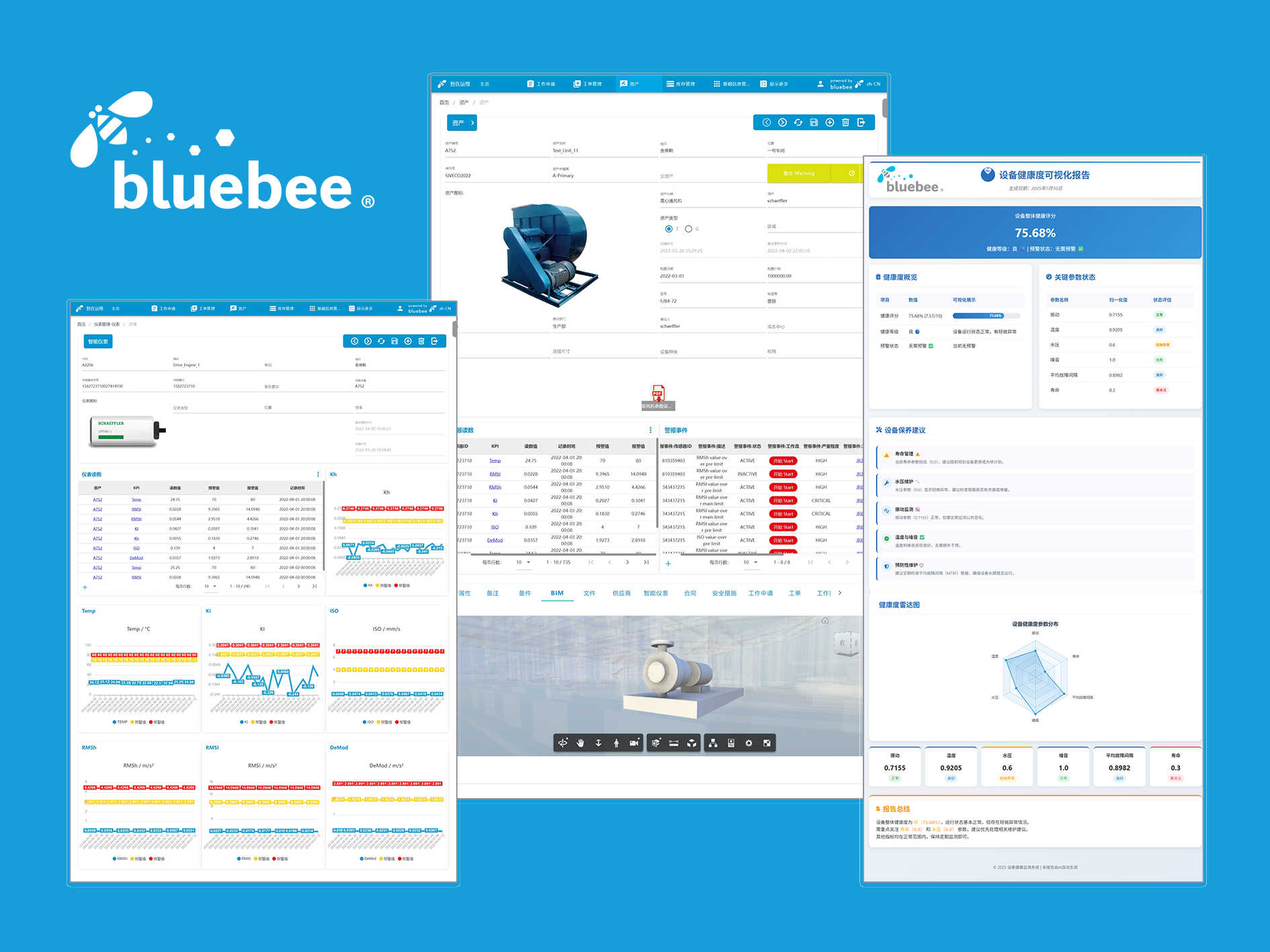 新bluebee®设备健康评分：从历史数据中解锁预测能力
